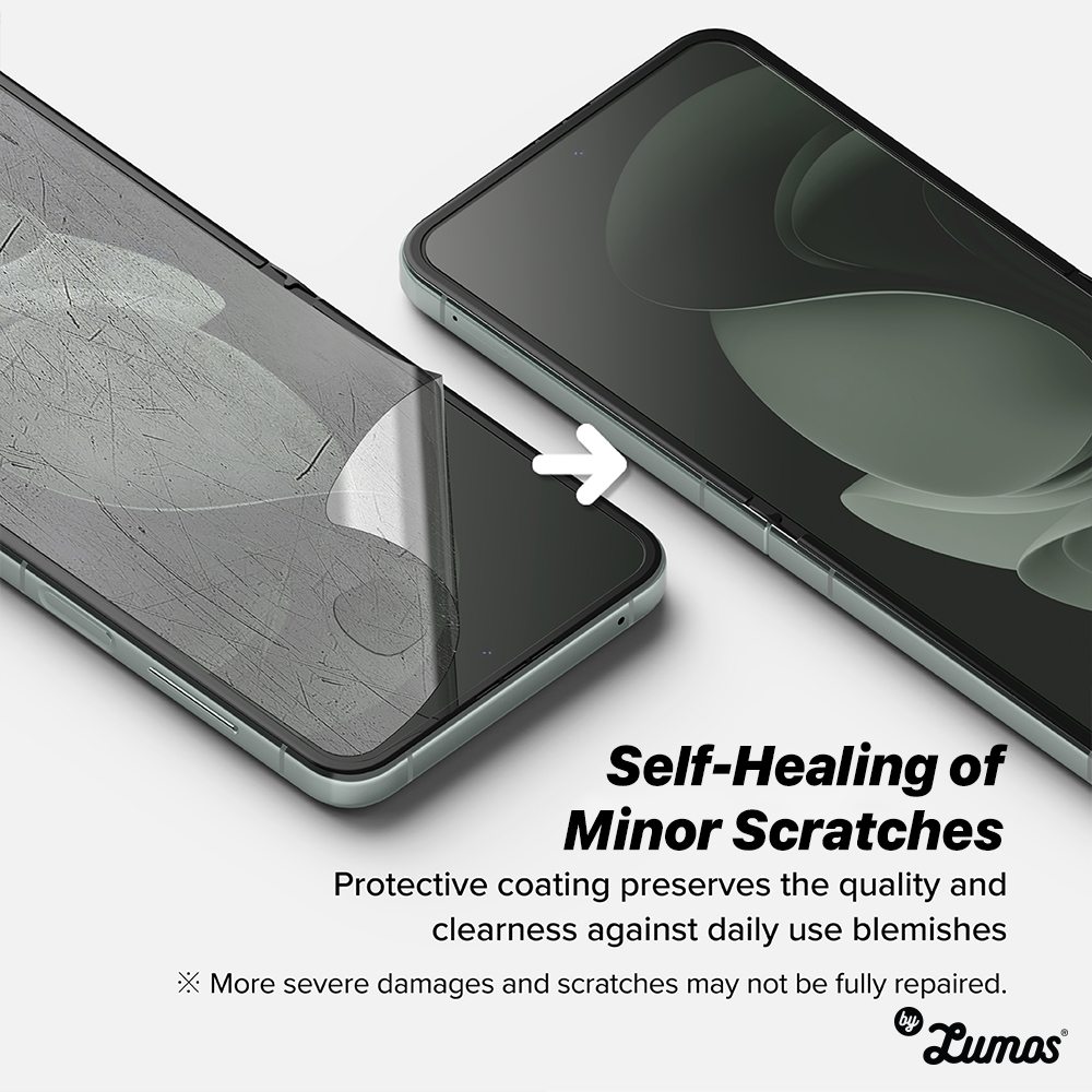 𝗥𝗜𝗡𝗚𝗞𝗘 𝗗𝘂𝗮𝗹 𝗘𝗮𝘀𝘆 𝗙𝗶𝗹𝗺 𝟮 𝗣𝗰𝘀 For Samsung Galaxy Z Flip 5 (Inner display screen protector)