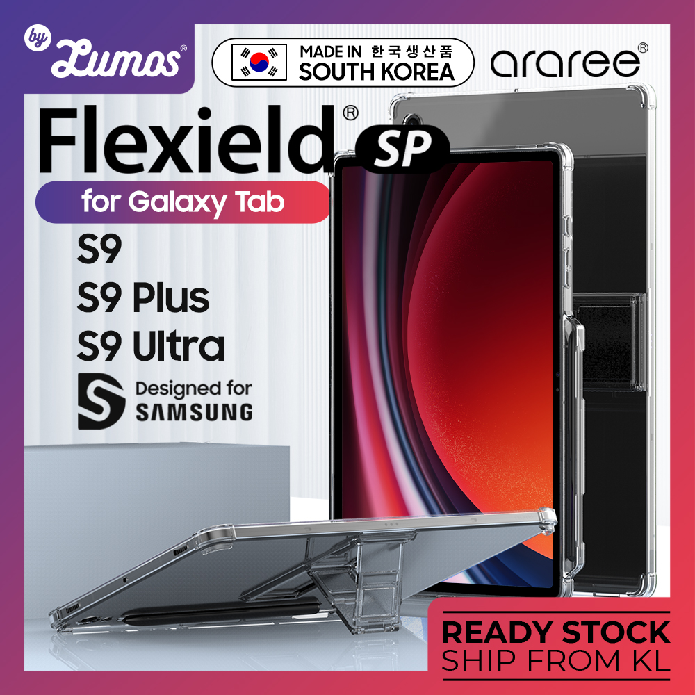 𝗔𝗥𝗔𝗥𝗘𝗘 𝗙𝗟𝗘𝗫𝗜𝗘𝗟𝗗 𝗦𝗣 Samsung Galaxy Tab S9 / S9 Plus / S9 Ultra Stand Angle Control Full Coverage Protection